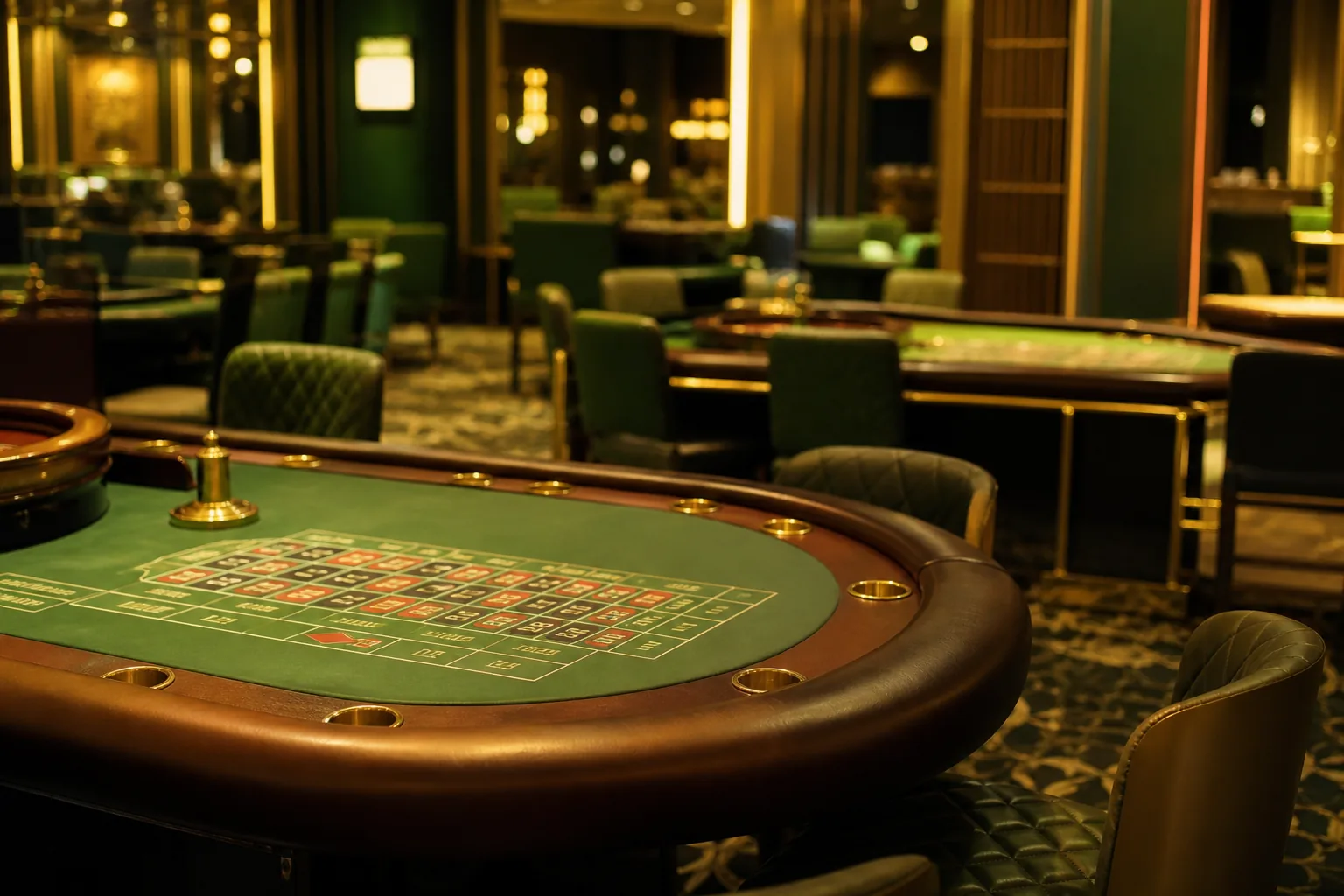 Table and live game categories in an National Casino-style lobby