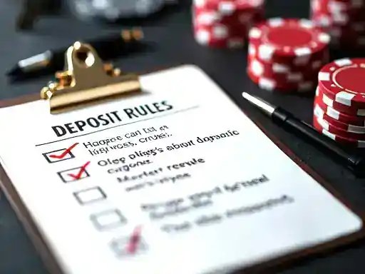National Casino pre-deposit verification checklist